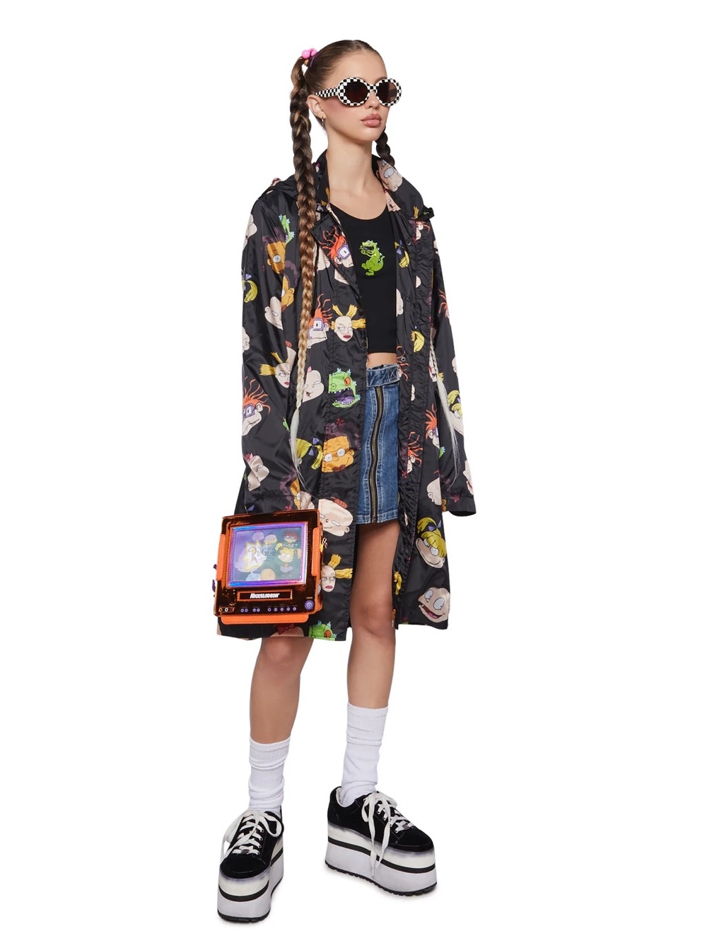 dolls kill x rugrats windbreaker